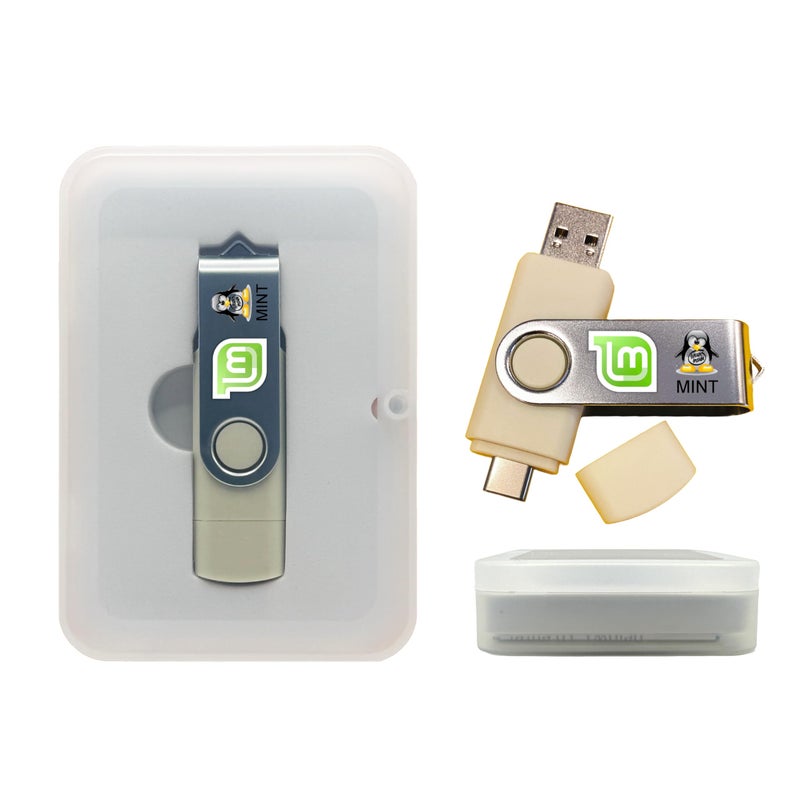 TECH STORE ON Linux Mint Cinnamon Bootable USB Flash Drive for PC â€“ Install or Run Live Operating System â€“ Fast, Secure & Easy Alternative to Windows or macOS with Office & Multimedia Apps - Image 1